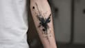 custom an abstract black tattoo design