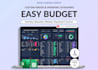 create custom excel budget template spreadsheet annual finance google sheets csv