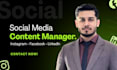 be your social media content manager