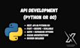 develop a fast and secure rest API in python or go