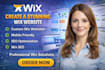 fix wix studio issue, wix website bugs or layout responsive wix website, SEO cms