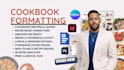 write, design, and format a professional cookbook or recipe ebook for amazon KDP