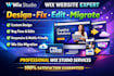 do wix studio website design fix website edit wix website migration development