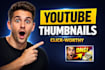 design click worthy youtube thumbnails for higher CTR