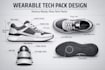 design fashion shoe techpack canvas design sandals design