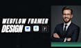 build webflow website framer website, figma to webflow framer landing page