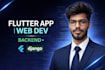 develop flutter apps with powerful django backend apis