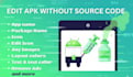 unlock, decompile, edit, recompile apk professionally