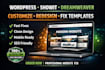 customize, design, redesign, fix wordpress adobe dreamweaver showit template fix