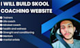 design skool coaching website for health, fitness, productivity, trainers