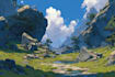 design amazing fantasy landscape
