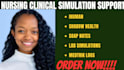 do ihuman, shadowhealth, soap notes, lab simulations, medtrik logs