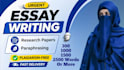 do essay writing, research writing, and paraphrasing