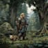 fantasy character and dnd character illustration