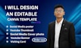 design canva facebook posts, thumbnails, cover photos, banners