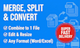 combine, merge, convert, or split your PDF files into a single file