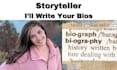 write about the author bios