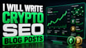 write expert crypto article and web3 seo blog post