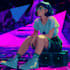 design retrowave cyberpunk synthwave with my style