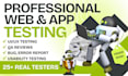 do beta test app software website testing QA usability user manual beta testing