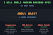 build modern backend apis and admin panels using laravel