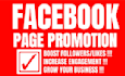 do promotion and monetization your facebook page organically