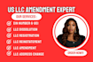 llc address change, amendment, dissolve llc, llc reinstatement, llc dissolution