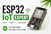 develop esp32 iot firmware with mqtt, wifi and sensor integration