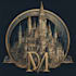 create a awesome medieval vintage fantasy logo