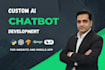 create and integrate custom ai chatbot using chatgpt API, n8n and llm model