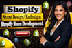 do shopify ecommerce website development and store design