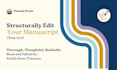 structurally edit your book manuscript