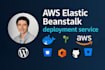 deploy your app to AWS elastic beanstalk with cicd and docker support