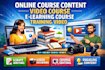 online course video, video course, e learning course, training content