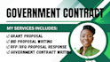 win government contract, response to rfq, rfp, write bid proposal