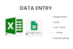 do fast and accurate data entry in excel and goggle sheet