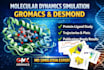 do molecular dynamics MD simulation using gromacs or desmond