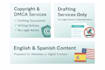 create professional copyright notices and dmca takedown drafts