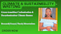 deliver professional climate change blogs assigned and reports