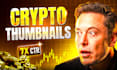 design high CTR crypto and trading youtube thumbnails