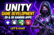 develop unity 2d game, unity 3d game or mobile game development