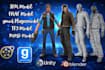 create custom sfm model, tf2 model, fnaf model, mmd model, gmod playermodel, vrc