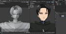 create and fix 3d anime character models for vtuber, vroid, vrchat with rigging
