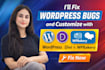 fix wp bugs, divi and elementor , custom solutions