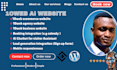 customize your 10web ai website, integrate mailchimp sign up form with booking