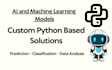 create ai and machine learning models