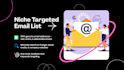 build active niche targeted email list for marketing