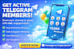 grow telegram group, telegram channel, telegram scraping, telegram promotion