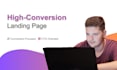build a conversion focused landing page with clean HTML CSS