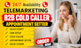 be your cold caller appointment setter sales closer telemarketing b2b sales sdr